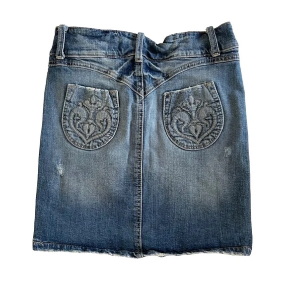 Siwy Denim Dani Distressed Mini Skirt size 28” Waist - Picture 3 of 7